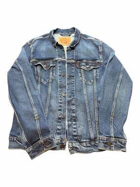 Levi's Men's Blue Denim Trucker Jacket Size Large 72334
